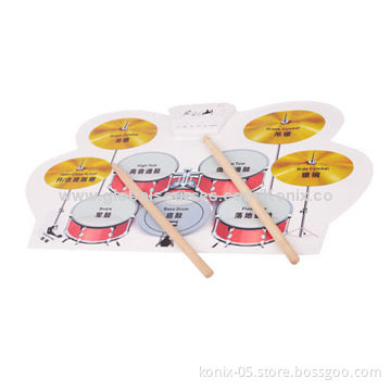 Hot selling portable roll up drum kit for performance